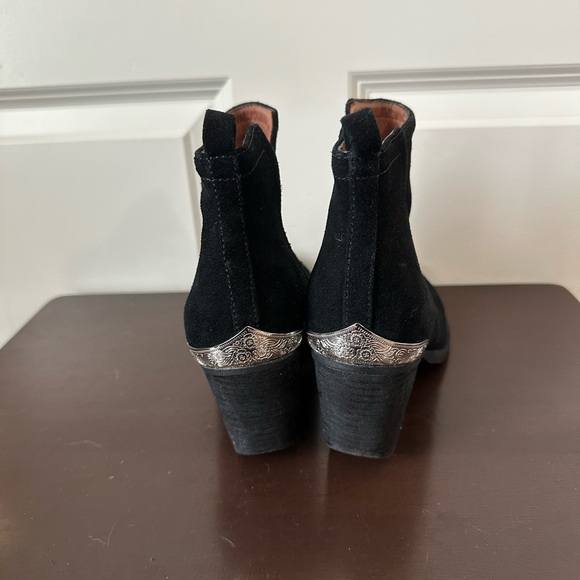 Jeffrey Campbell Black Cromwell Western Cutout Ankle Boot Size 9 - Picture 4 of 9